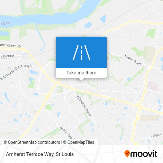 Amherst Terrace Way map