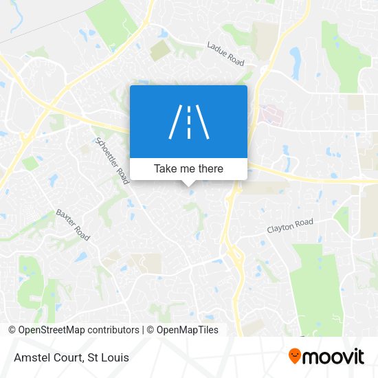 Mapa de Amstel Court