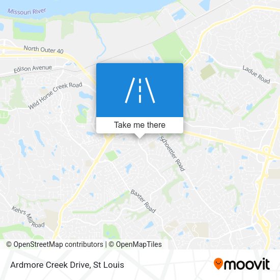 Ardmore Creek Drive map