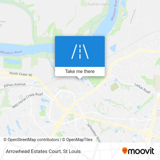 Mapa de Arrowhead Estates Court