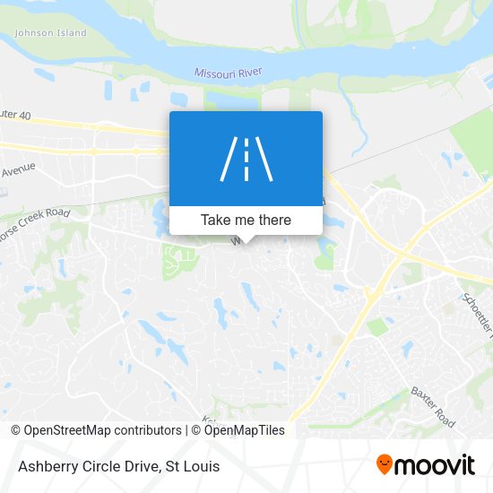 Mapa de Ashberry Circle Drive