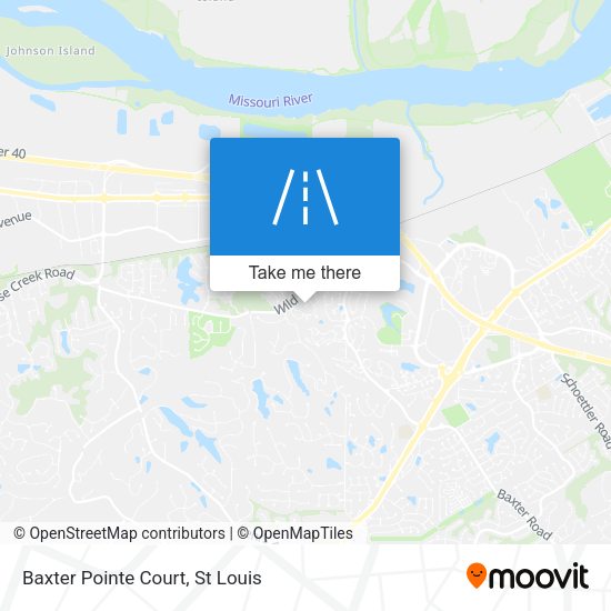 Baxter Pointe Court map