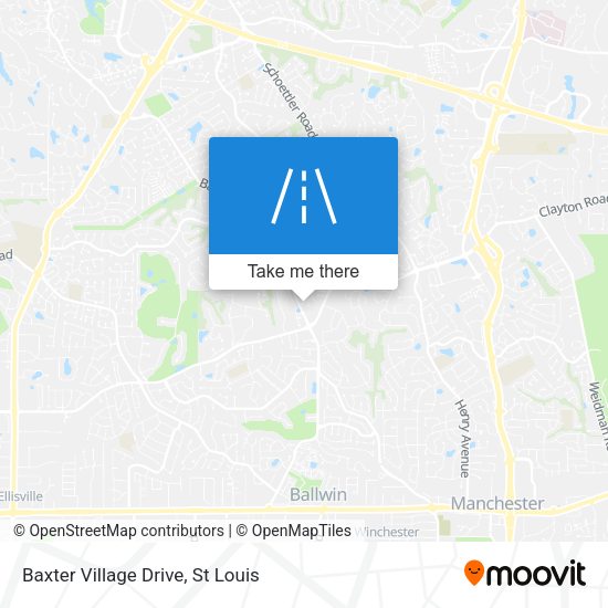 Mapa de Baxter Village Drive