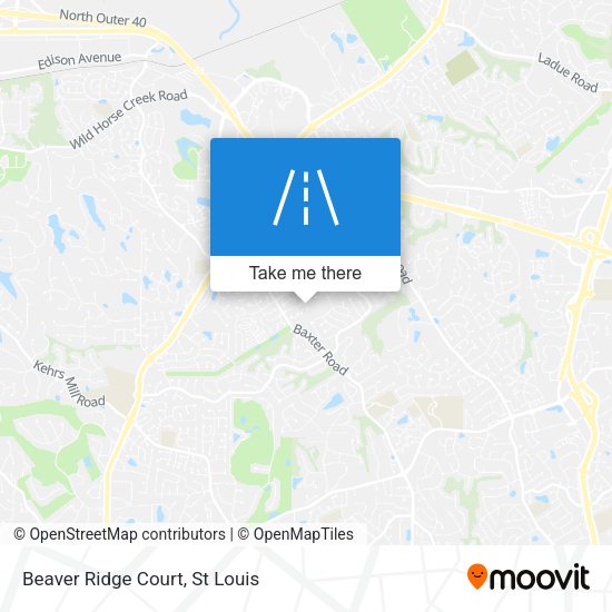 Beaver Ridge Court map