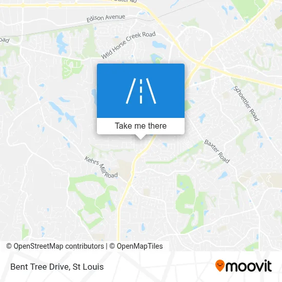 Bent Tree Drive map