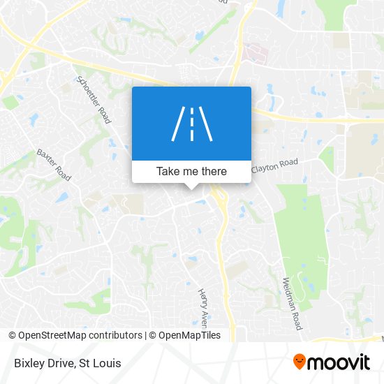 Bixley Drive map