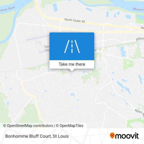 Mapa de Bonhomme Bluff Court