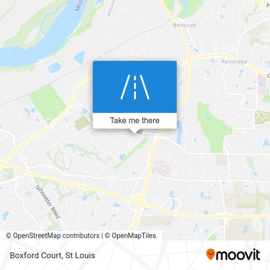 Mapa de Boxford Court