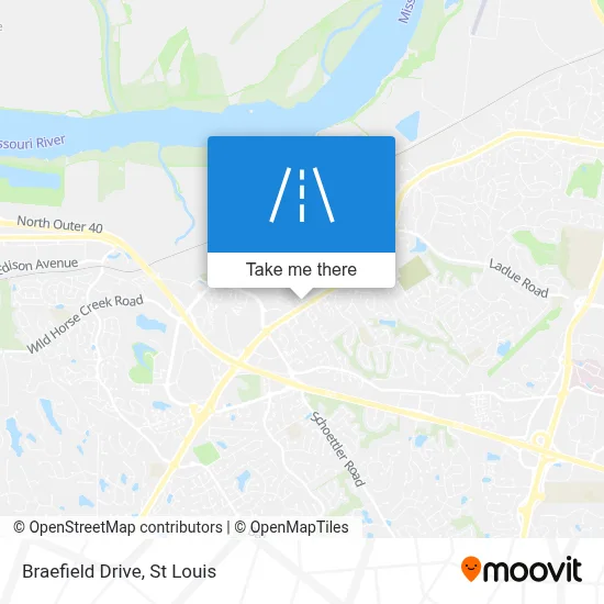 Braefield Drive map