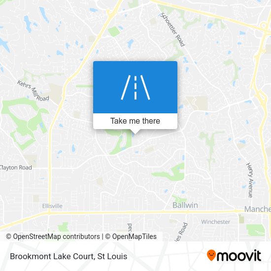 Brookmont Lake Court map