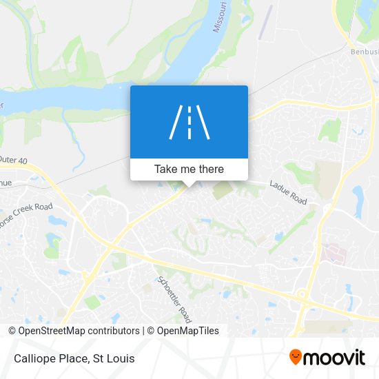Mapa de Calliope Place