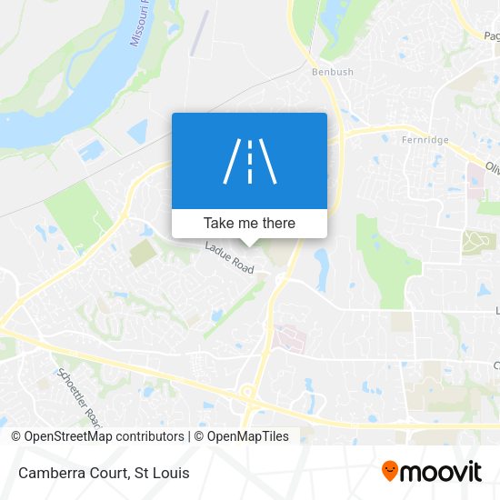 Mapa de Camberra Court