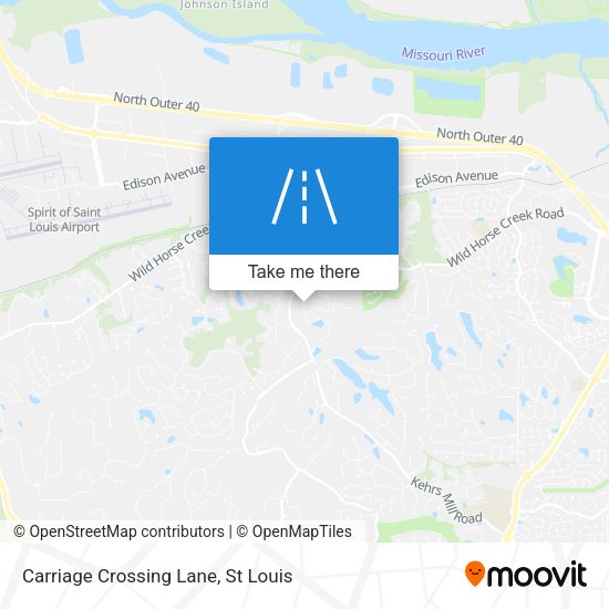 Mapa de Carriage Crossing Lane