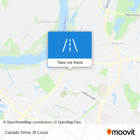 Mapa de Cazado Drive