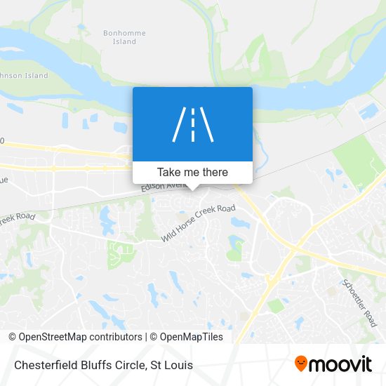 Chesterfield Bluffs Circle map