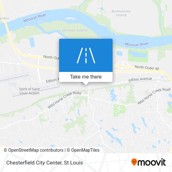Chesterfield City Center map