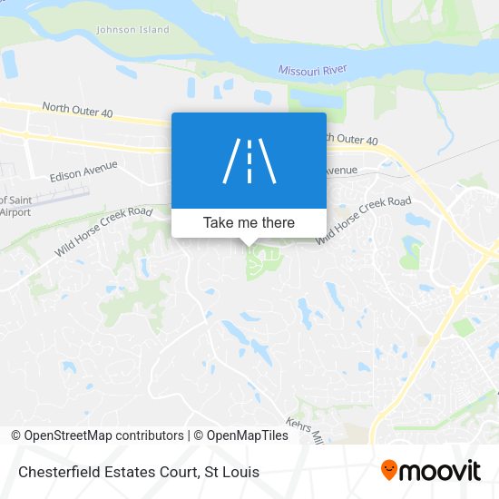 Mapa de Chesterfield Estates Court