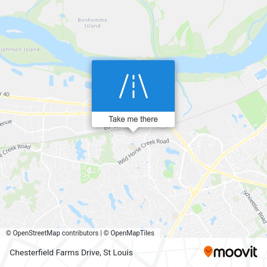 Mapa de Chesterfield Farms Drive