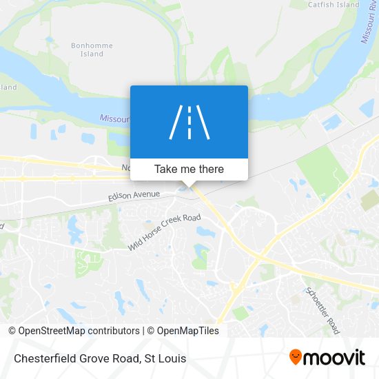 Chesterfield Grove Road map