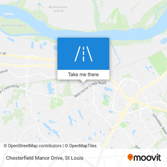 Chesterfield Manor Drive map