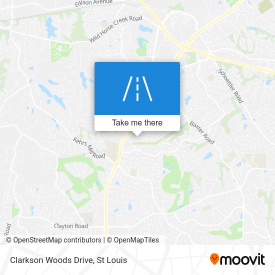 Mapa de Clarkson Woods Drive