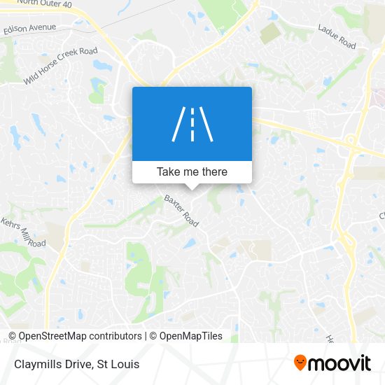 Mapa de Claymills Drive
