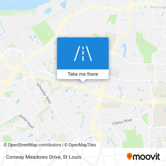 Conway Meadows Drive map