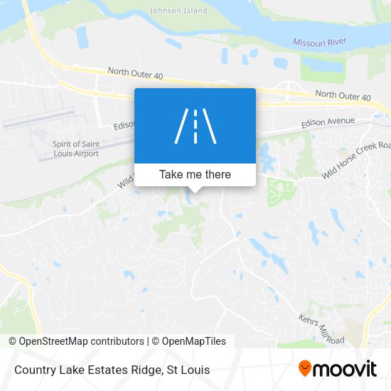 Country Lake Estates Ridge map