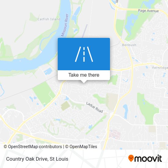 Country Oak Drive map
