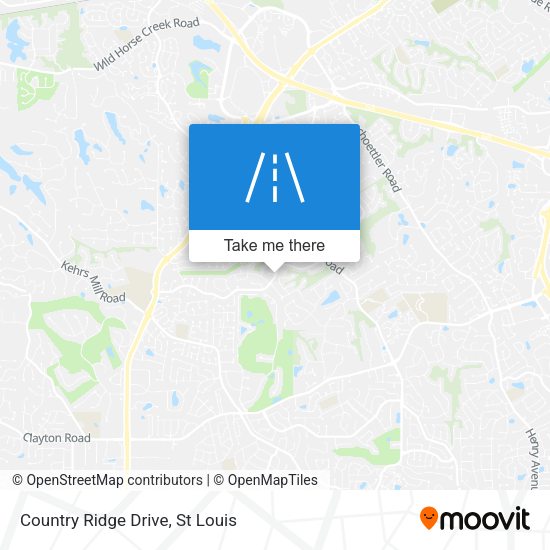 Country Ridge Drive map