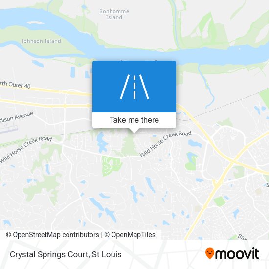 Crystal Springs Court map