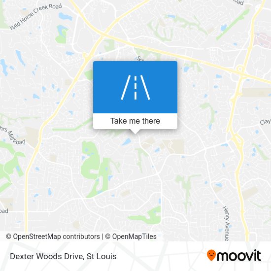 Dexter Woods Drive map