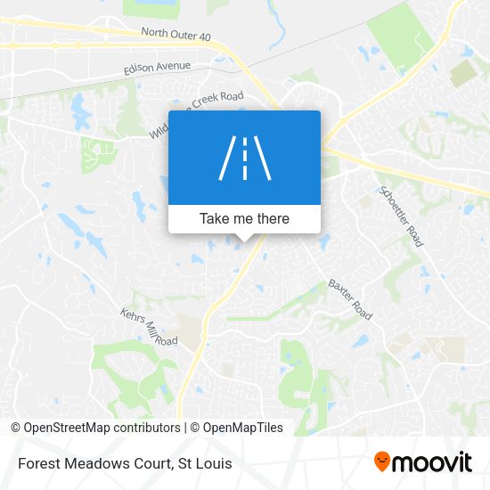 Forest Meadows Court map