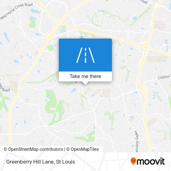 Mapa de Greenberry Hill Lane