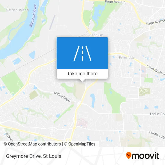Mapa de Greymore Drive