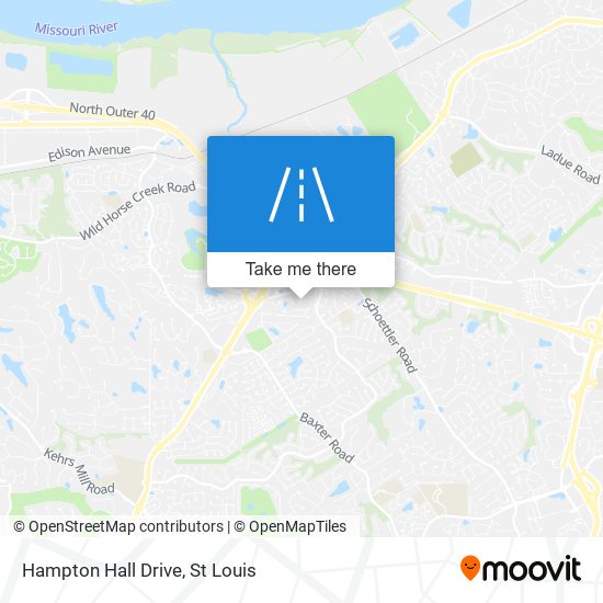 Hampton Hall Drive map