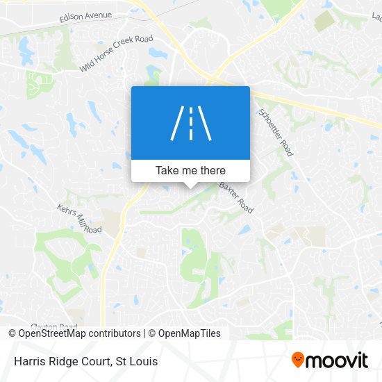 Harris Ridge Court map