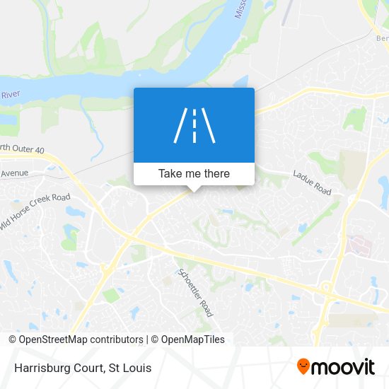 Mapa de Harrisburg Court