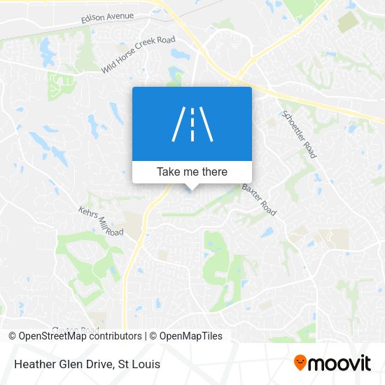 Heather Glen Drive map