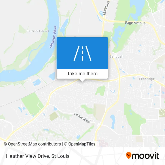 Heather View Drive map