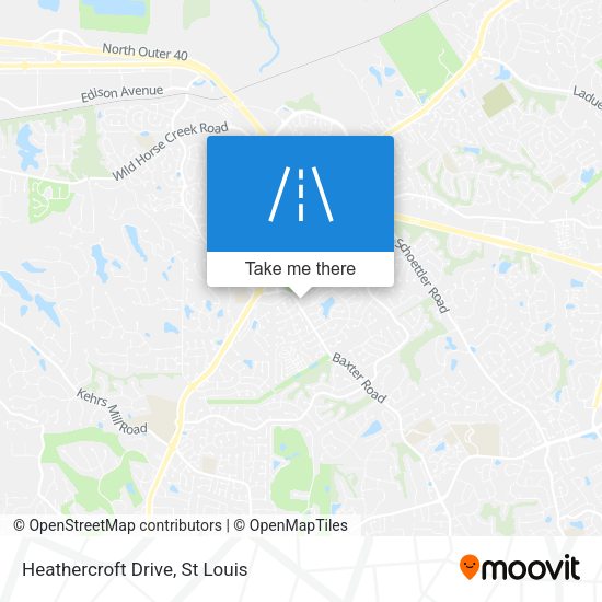 Heathercroft Drive map