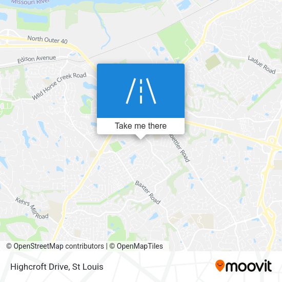 Mapa de Highcroft Drive