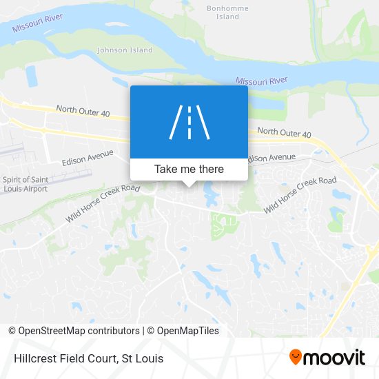 Mapa de Hillcrest Field Court