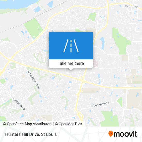 Mapa de Hunters Hill Drive