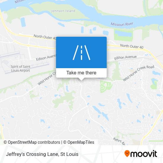Mapa de Jeffrey's Crossing Lane