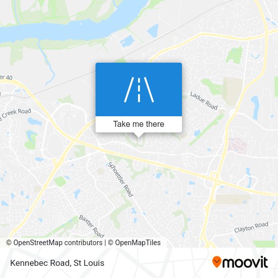 Mapa de Kennebec Road