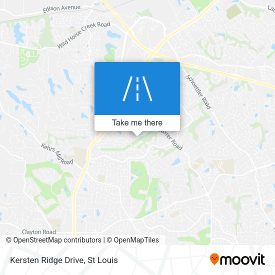 Kersten Ridge Drive map