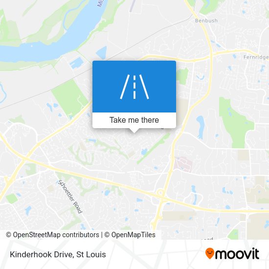 Mapa de Kinderhook Drive