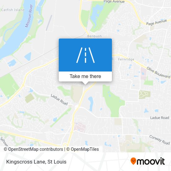 Mapa de Kingscross Lane