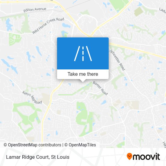 Mapa de Lamar Ridge Court